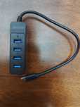Hub 4 portas USB 3.0 com entrada USB C
