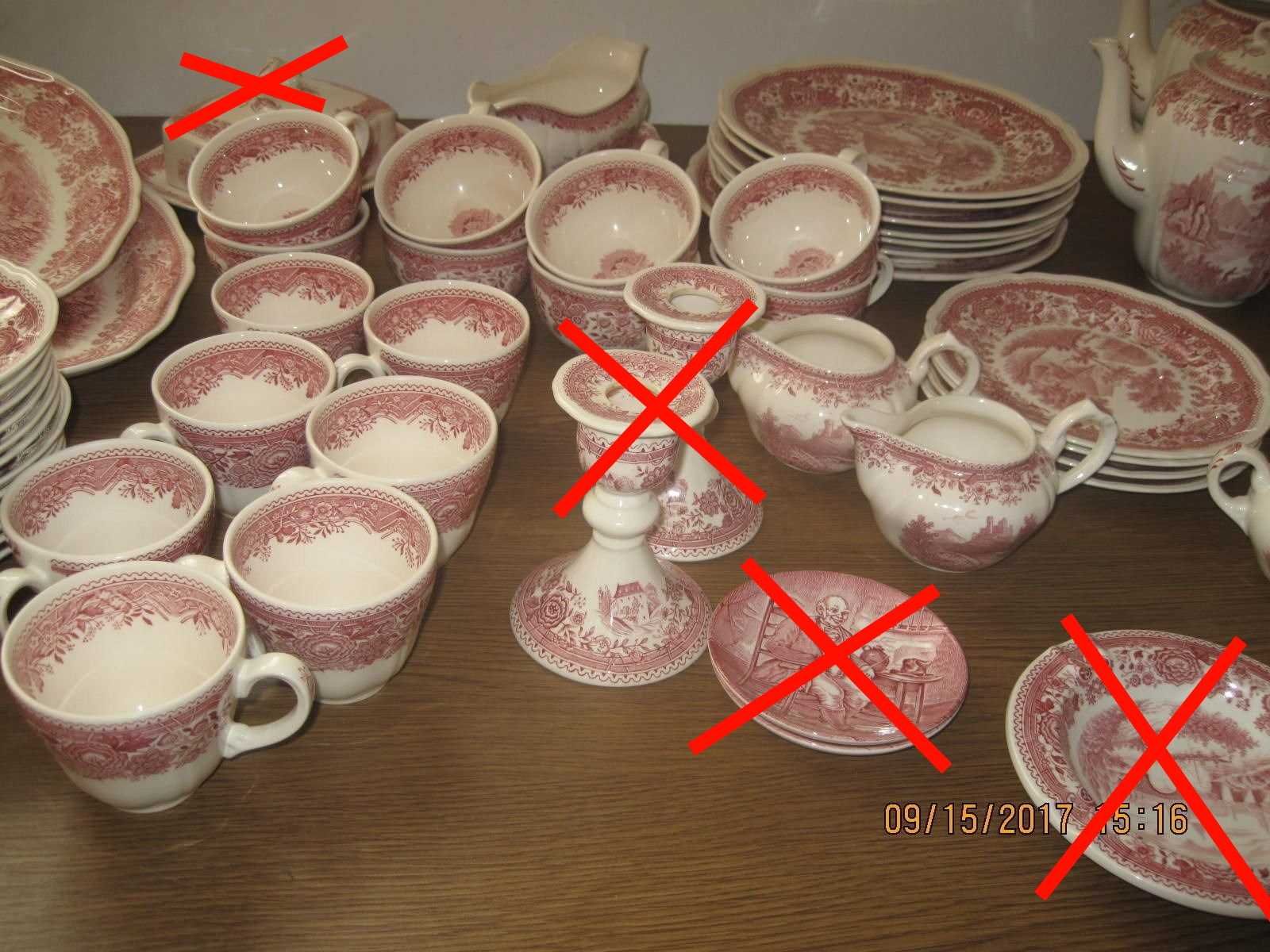 Villeroy & Boch 1748 Burgenland антикварный сервиз середина ХХв 55шт.