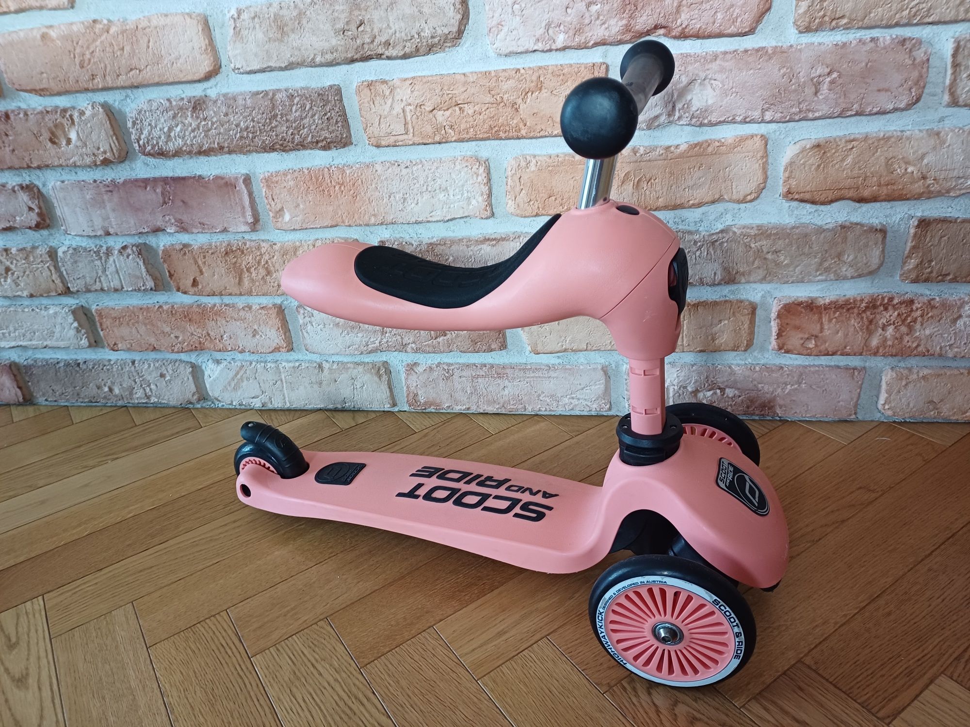 SCOOTANDRIDE Highwaykick 1 2w1 Jeździk i hulajnoga 1-5 lat