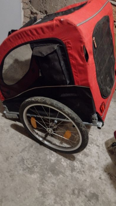 Przyczepka rowerowa dla psa