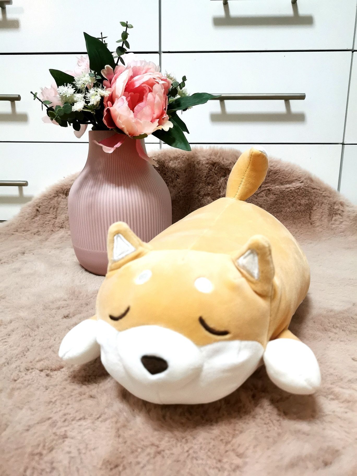 Pies Shiba maskotka poduszka przytulanka