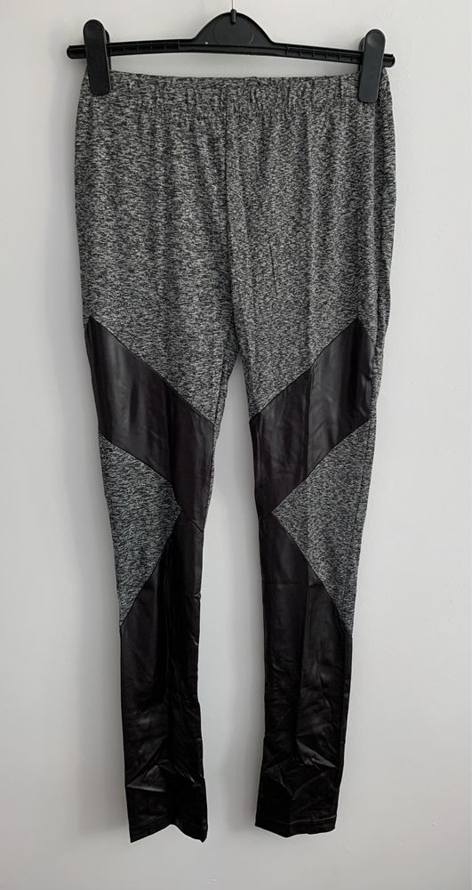 Nowe legginsy z przeszyciami a’la skórzanymi Tom&Rose L