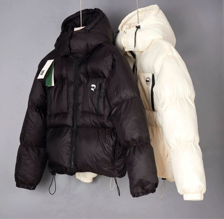 Стильний зимовий пуховик жіночий Karl Lagerfeld куртка