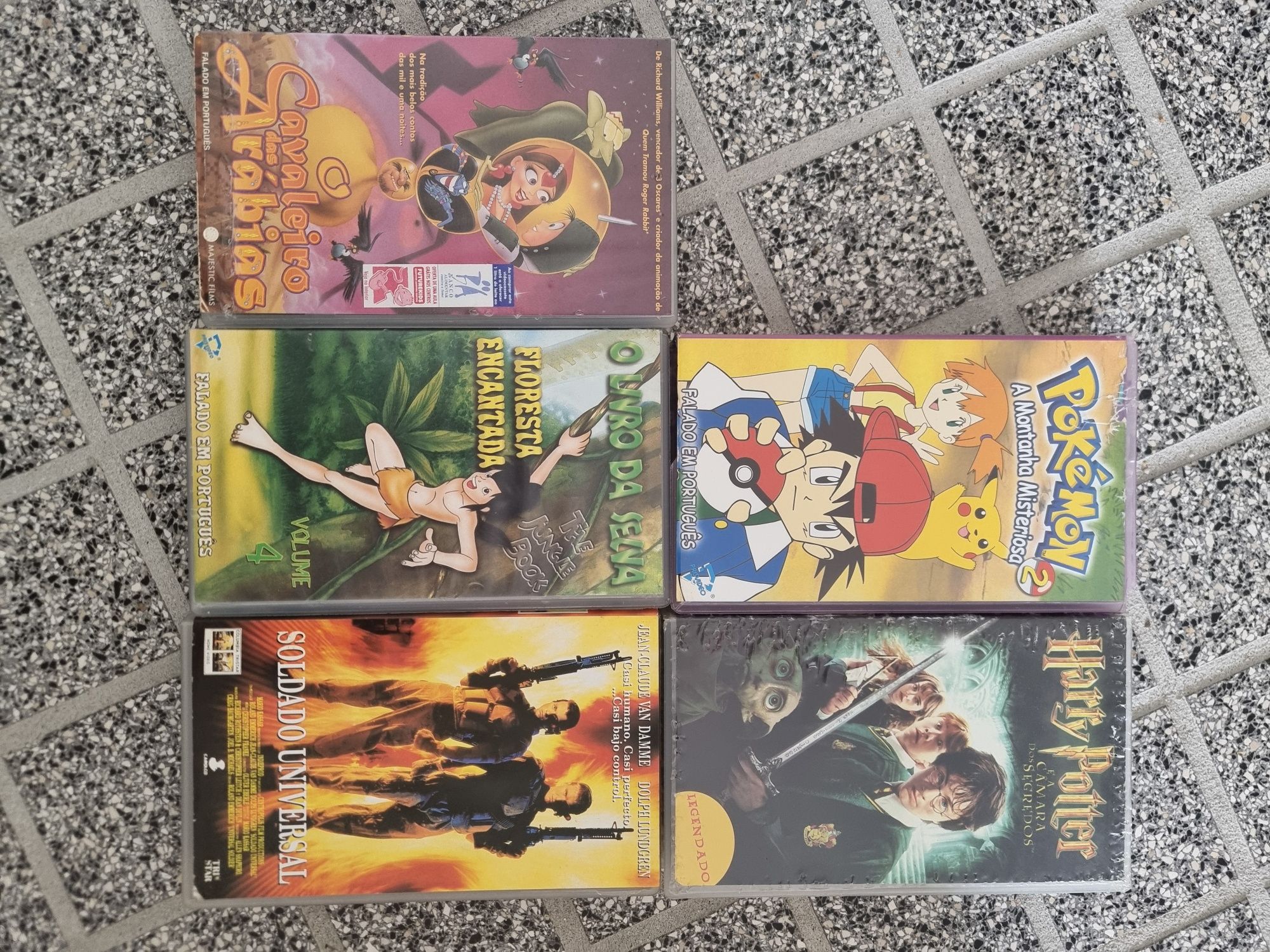 Cassetes VHS dragon ball e outros