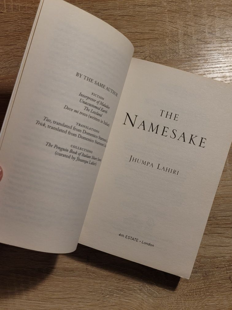 The Namesake, Jhumpa Lahiri