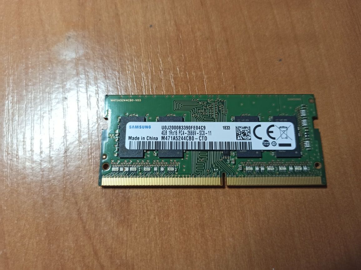 Samsung SO-DIMM DDR4 4GB 2666Mhz Доставка ОЛХ и Новая Почта.