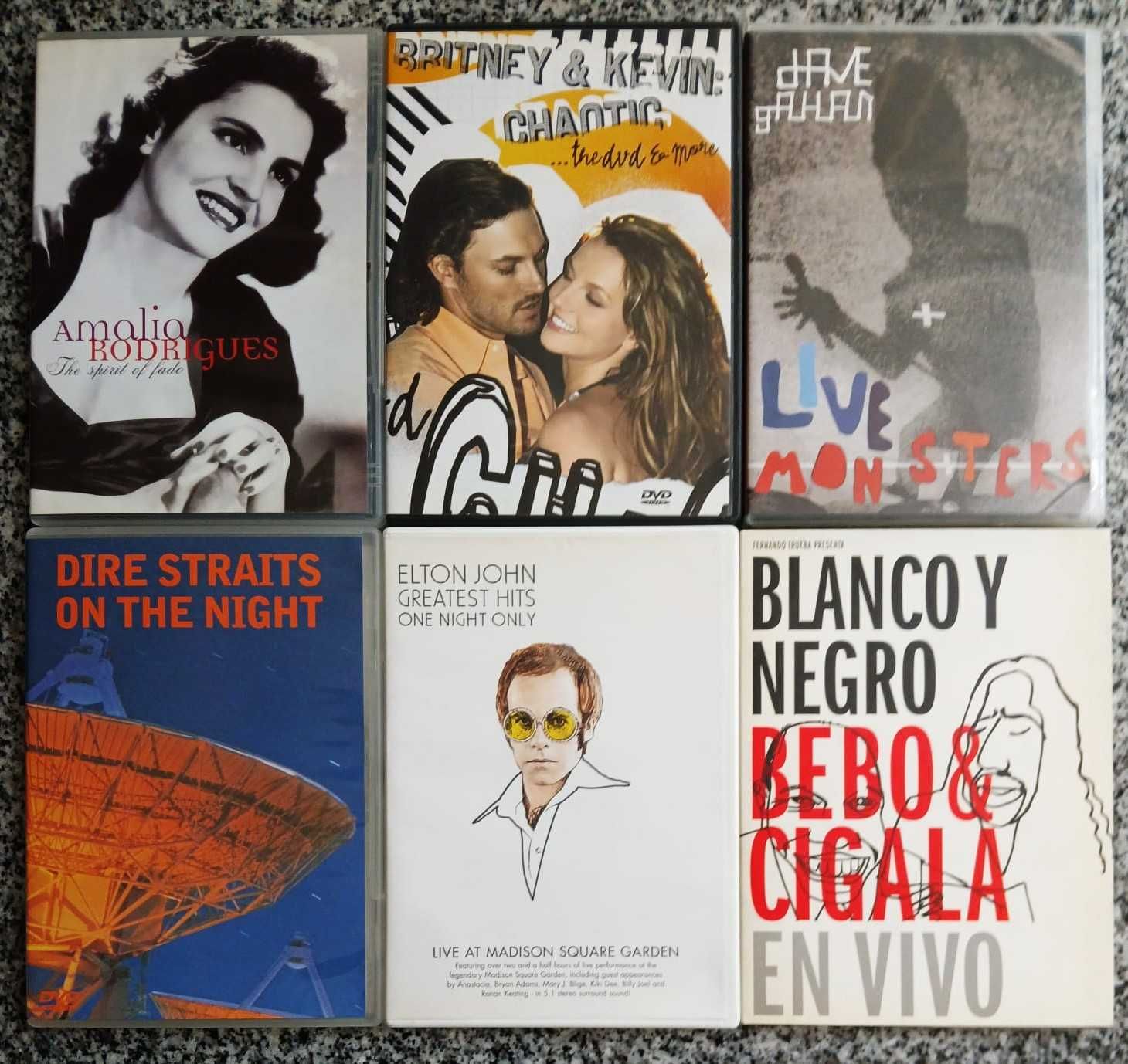 27 DVDs - Grandes Concertos - Raros - Muito Bom Estado
