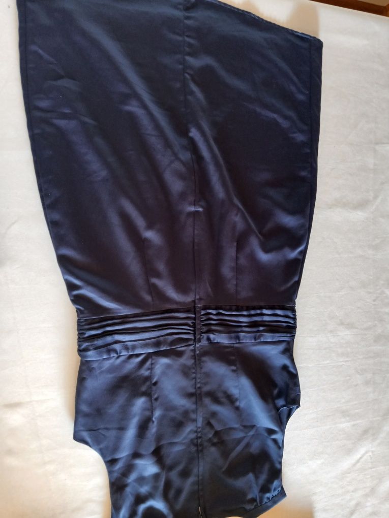 sukienka granatową h&m