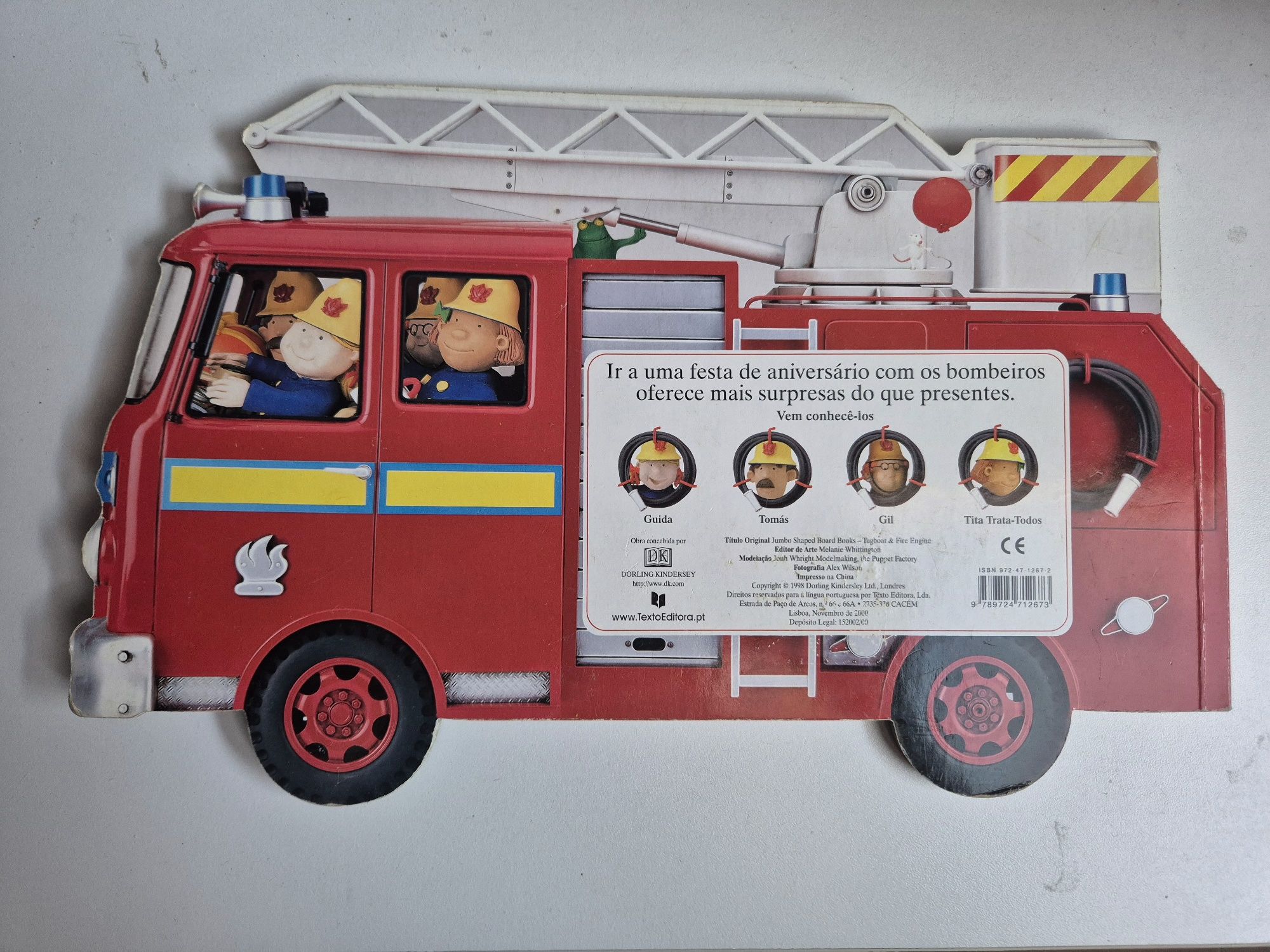 Livro infantil  bombeiros