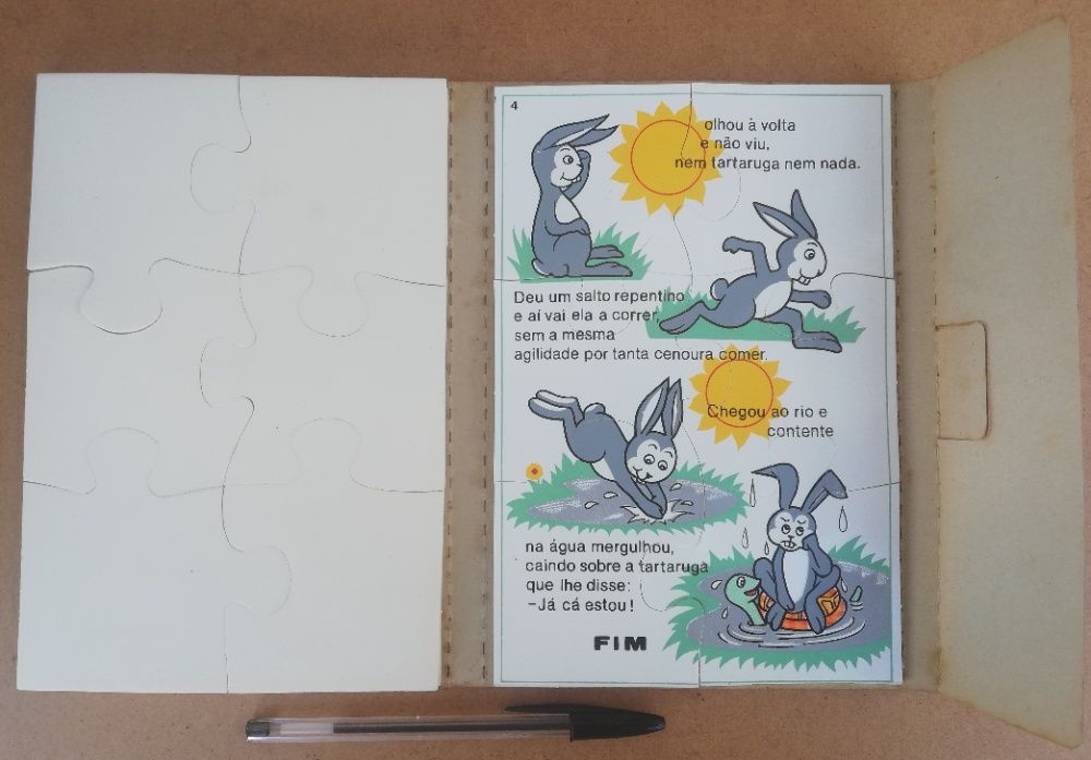 Livro- Puzzle Infantil anos 80