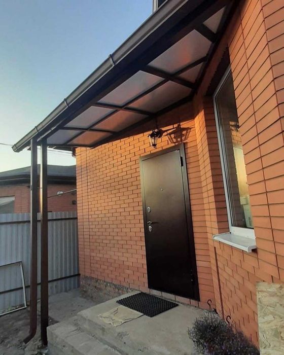 Навіси для авто тераси хозблоки