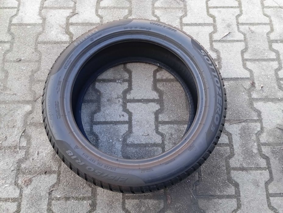 1szt zimówka pirelli sottozero-3,  215/50/18 92V DOT4118 gumy 6,5-7mm