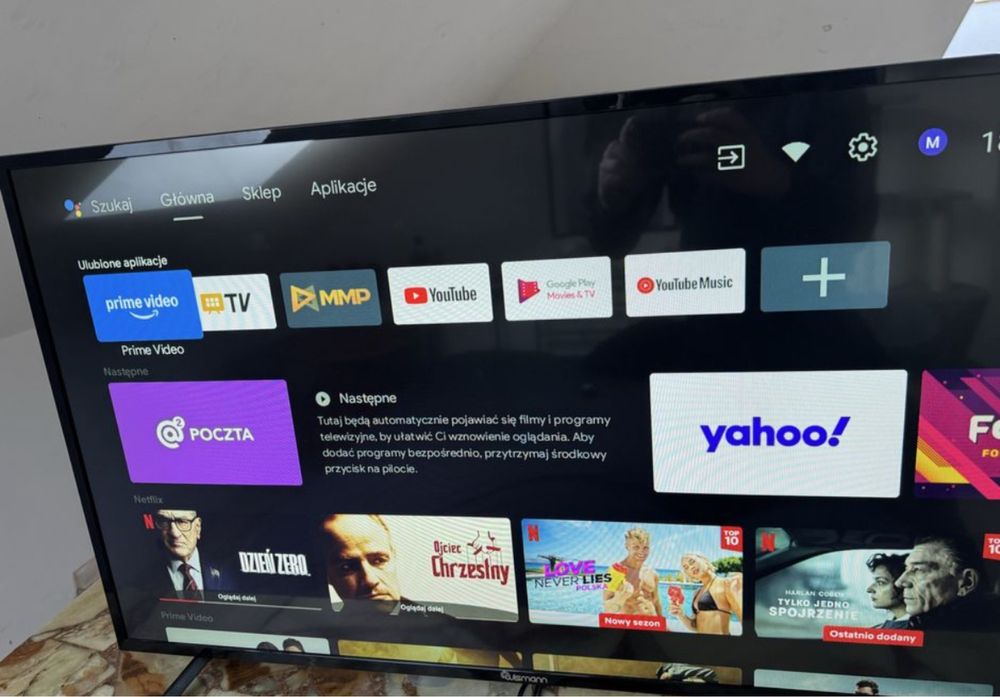 Telewizor 43 cale android sklep play netflix