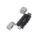 Czytnik Kart Pamięci Devia 2w1 USB/USB-C 2.0