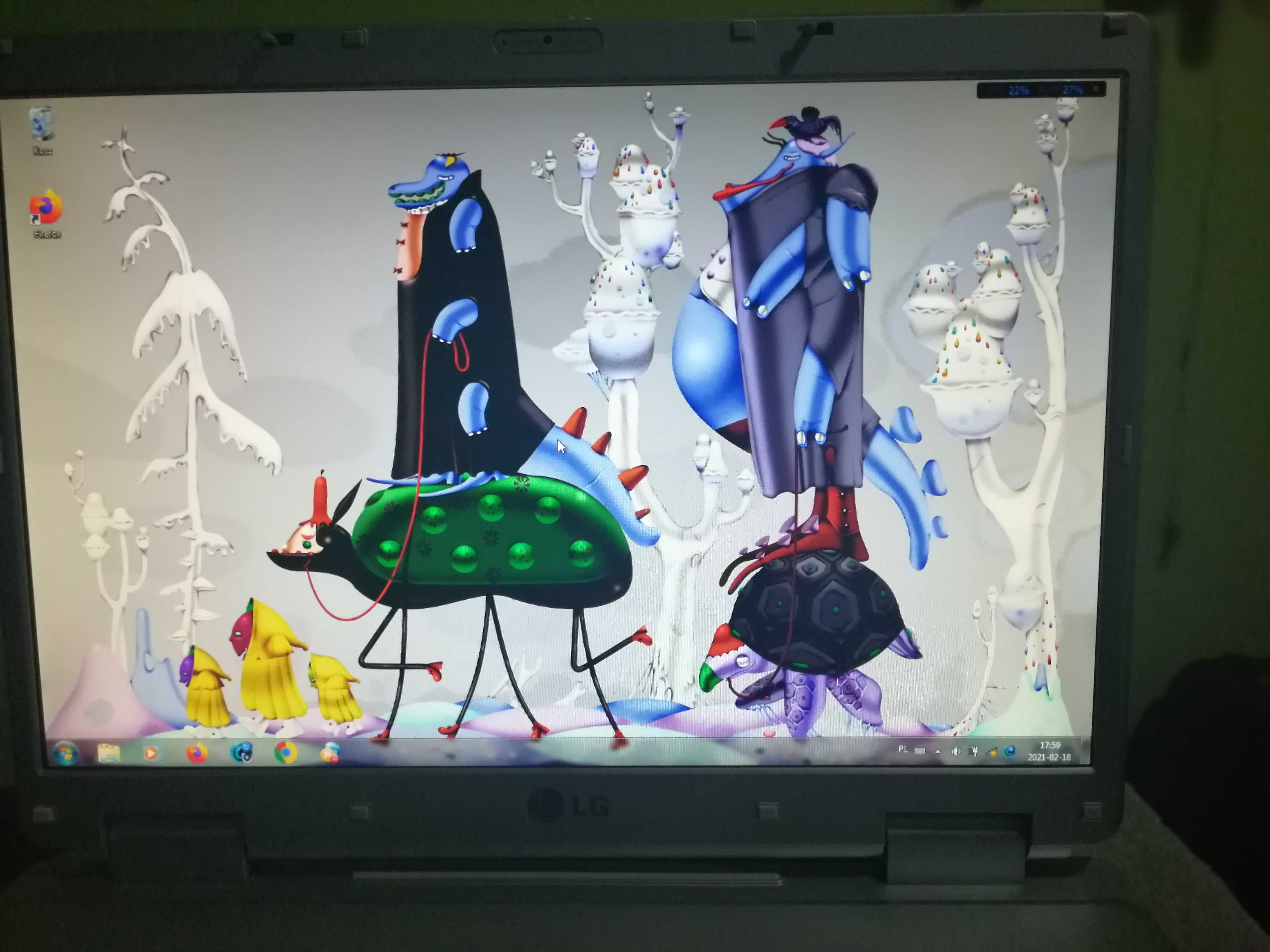 Laptop lg s900(Geforce, Intel 19,1 cala)- win 10
