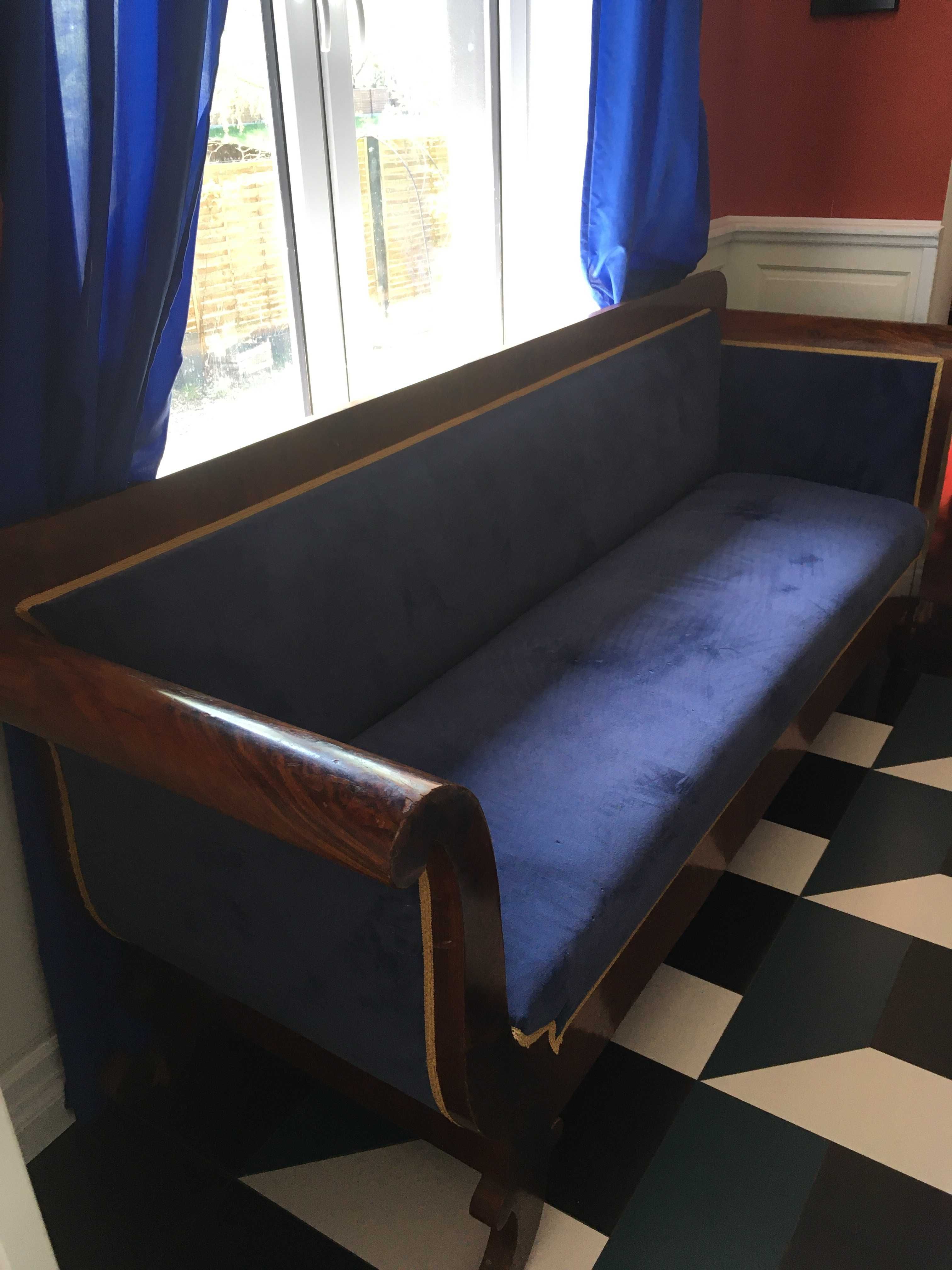 Sofa kanapa Piękny  Biedermeier antyk