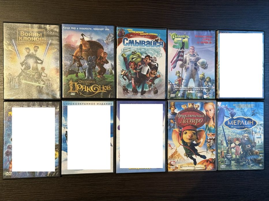 DVD диски з мультфільмами
