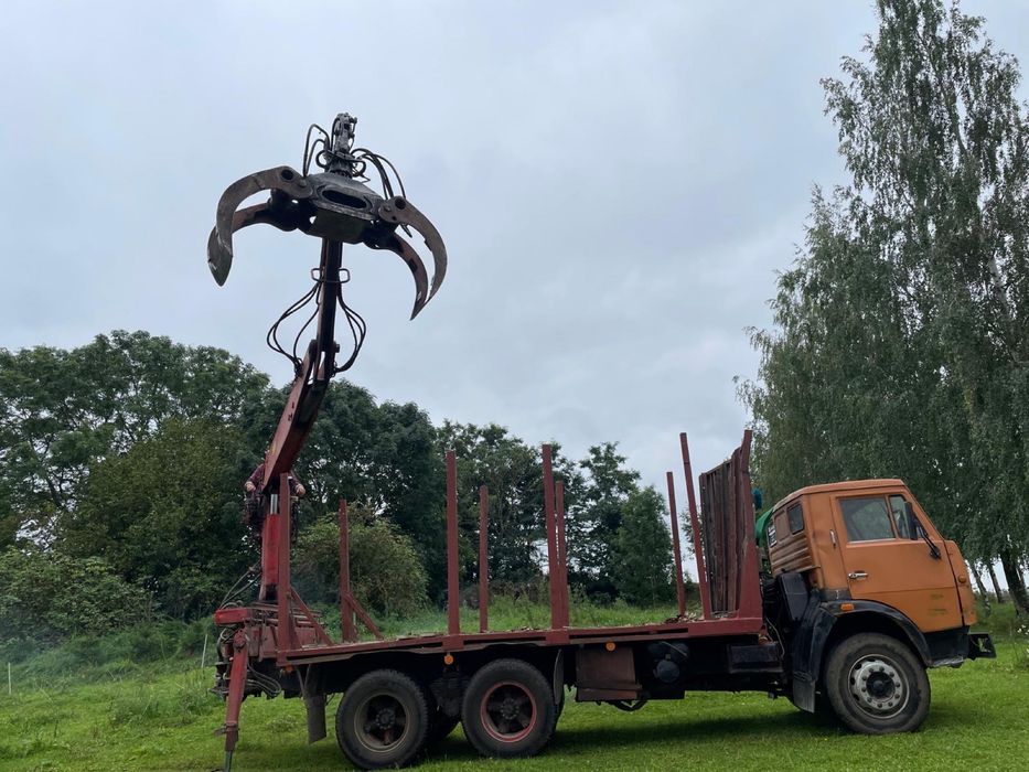 Kamaz 53212 z dźwigiem Hiab Jet 80