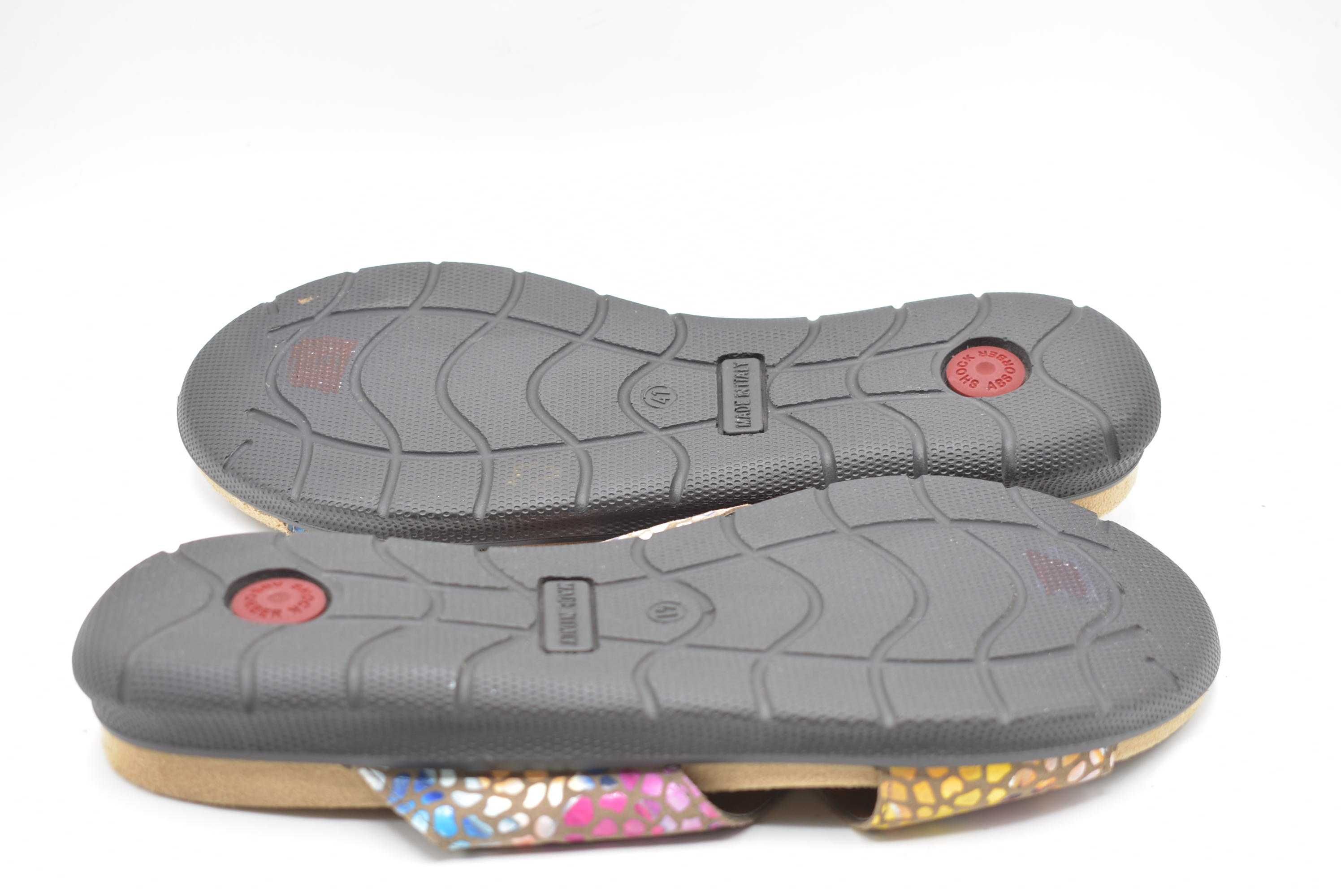 Skórzane wygodne klapki Clarks ( 41 )
