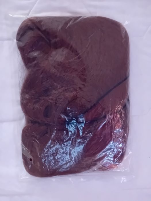 Peruca ruiva cabelo sintético