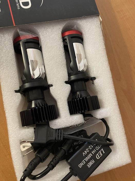 Led лампы с линзами н4 цоколь