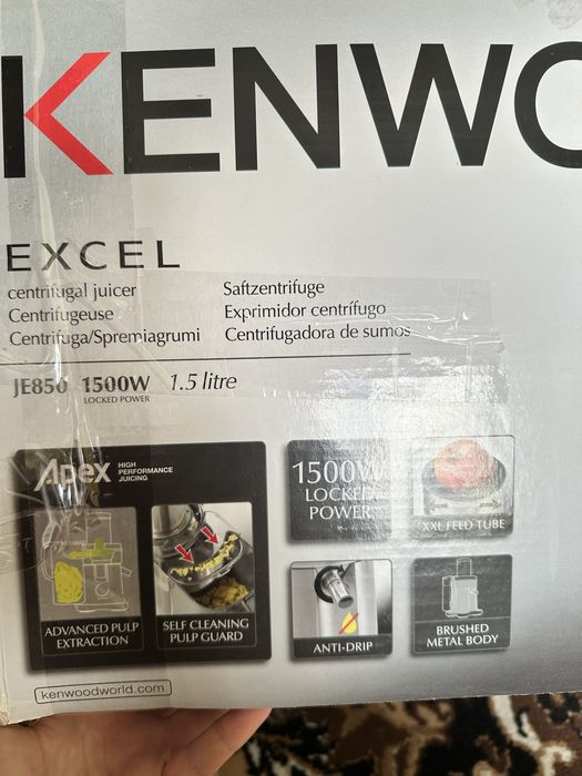Сокочавилка/соковыжималка Kenwood JE 850