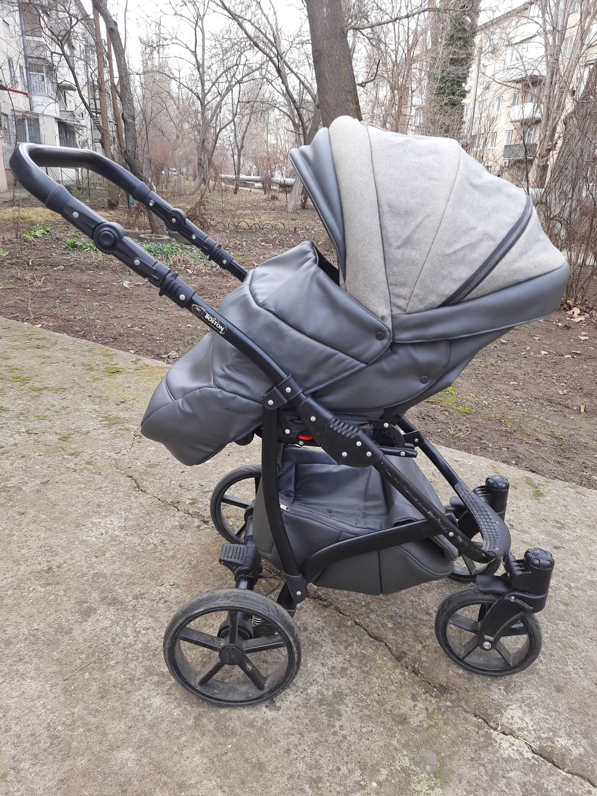 Коляска дитяча 2в1 люлька+прогулка,  Baby Pram