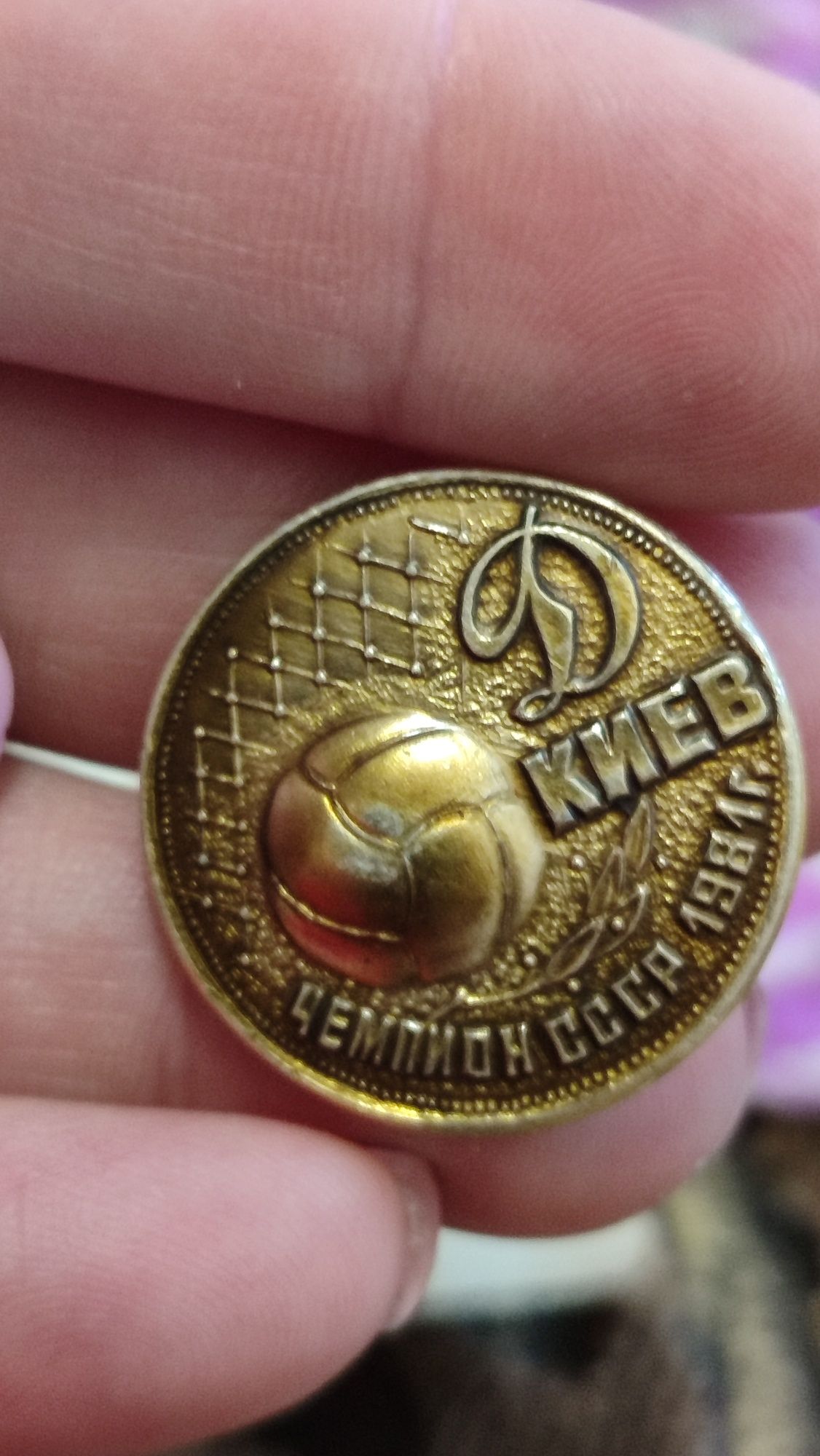 Значек Киев Чемпион 1981