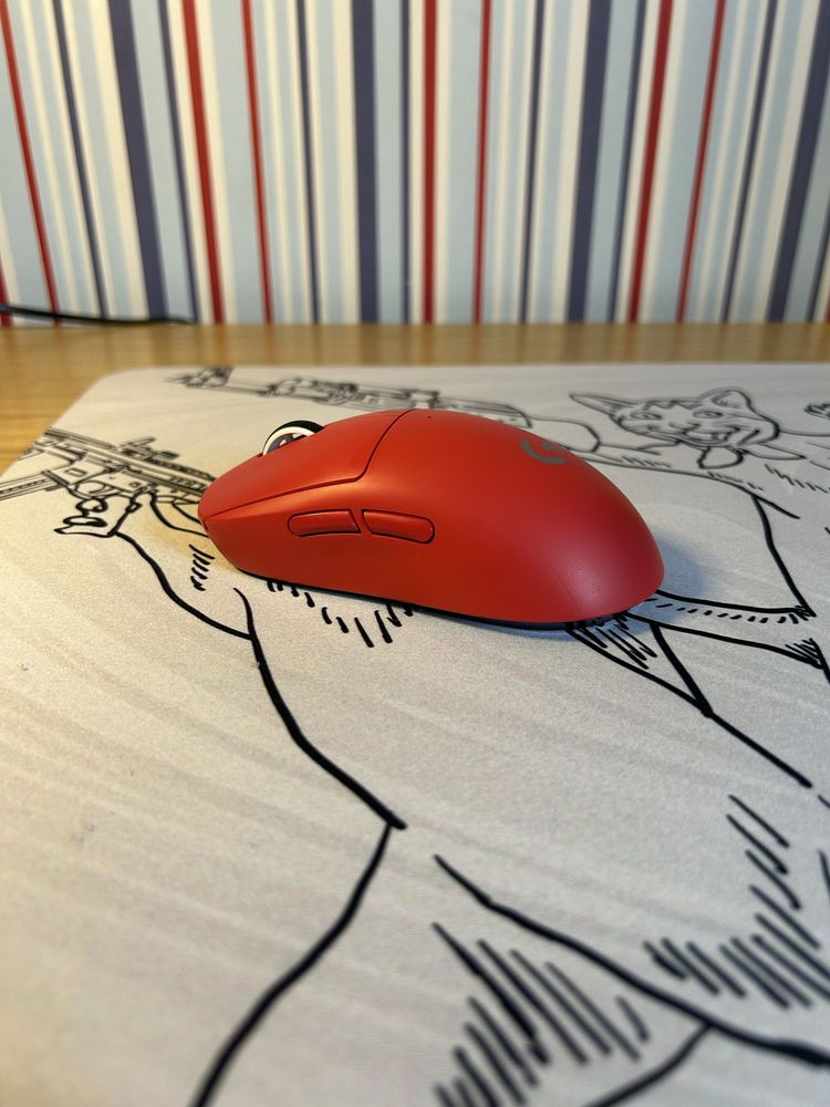 Миша Logitech G PRO X Superlight Wireless Red
