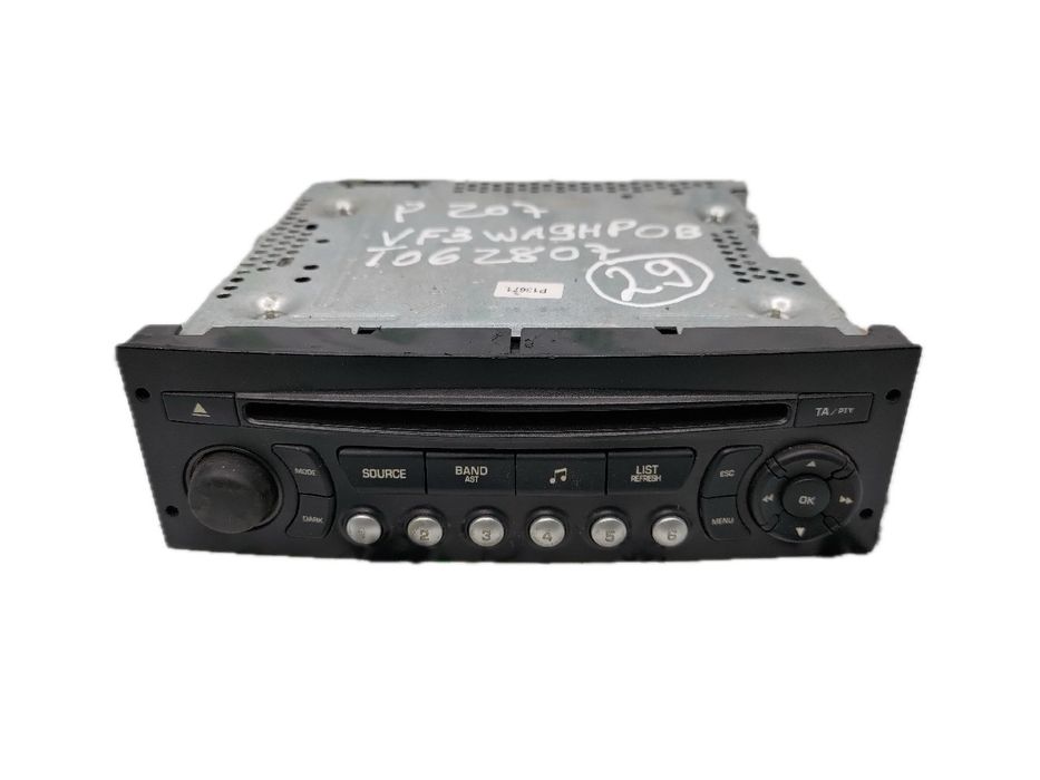 Rádio / auto-rádio PEUGEOT 207 (WA_, WC_)