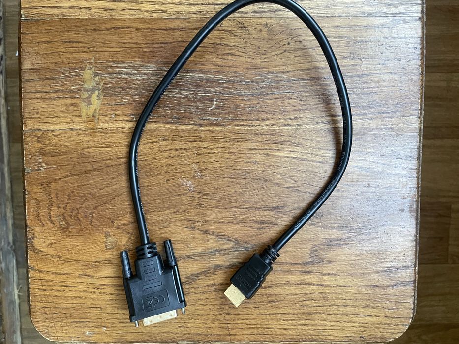 Кабель HDMI - DVI 0,5 метра НОВИЙ! Не дорого!