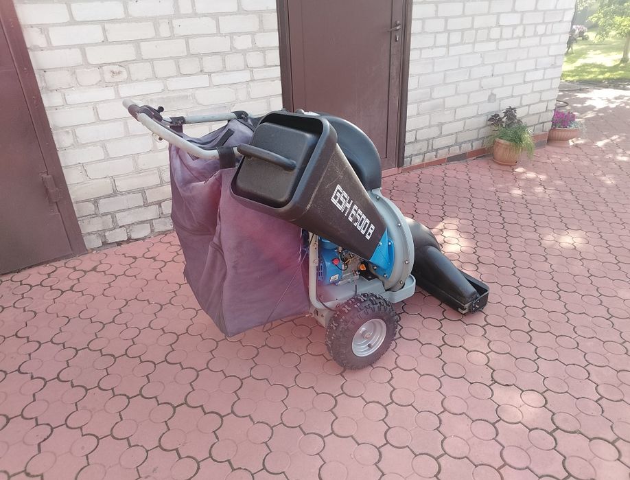 Садовий пилосос подрібнювач гілок Gude дробилка шредер