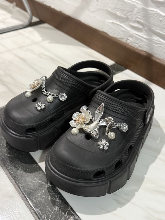 Крокси чорні 38 розмір