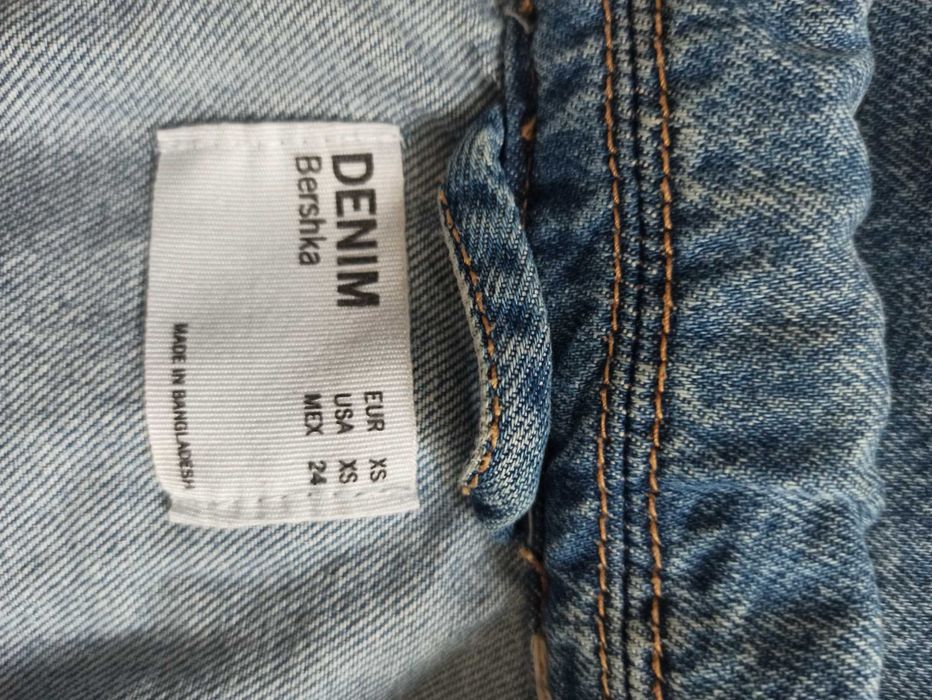 Jeansowa koszula Bershka r. XS oversize