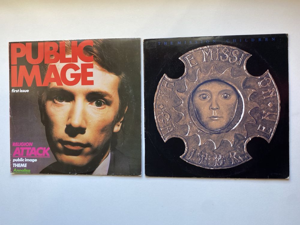 Discos de vinil Public Image e Mission