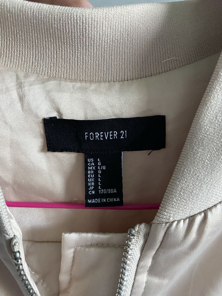 куртка бомбер forever 21