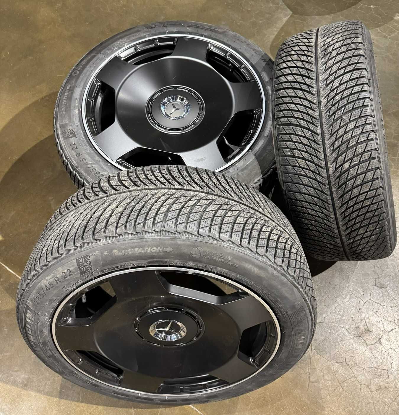 Новий зимовий комплект дисків + гуми Michelin R22 на Mercedes GLS X167
