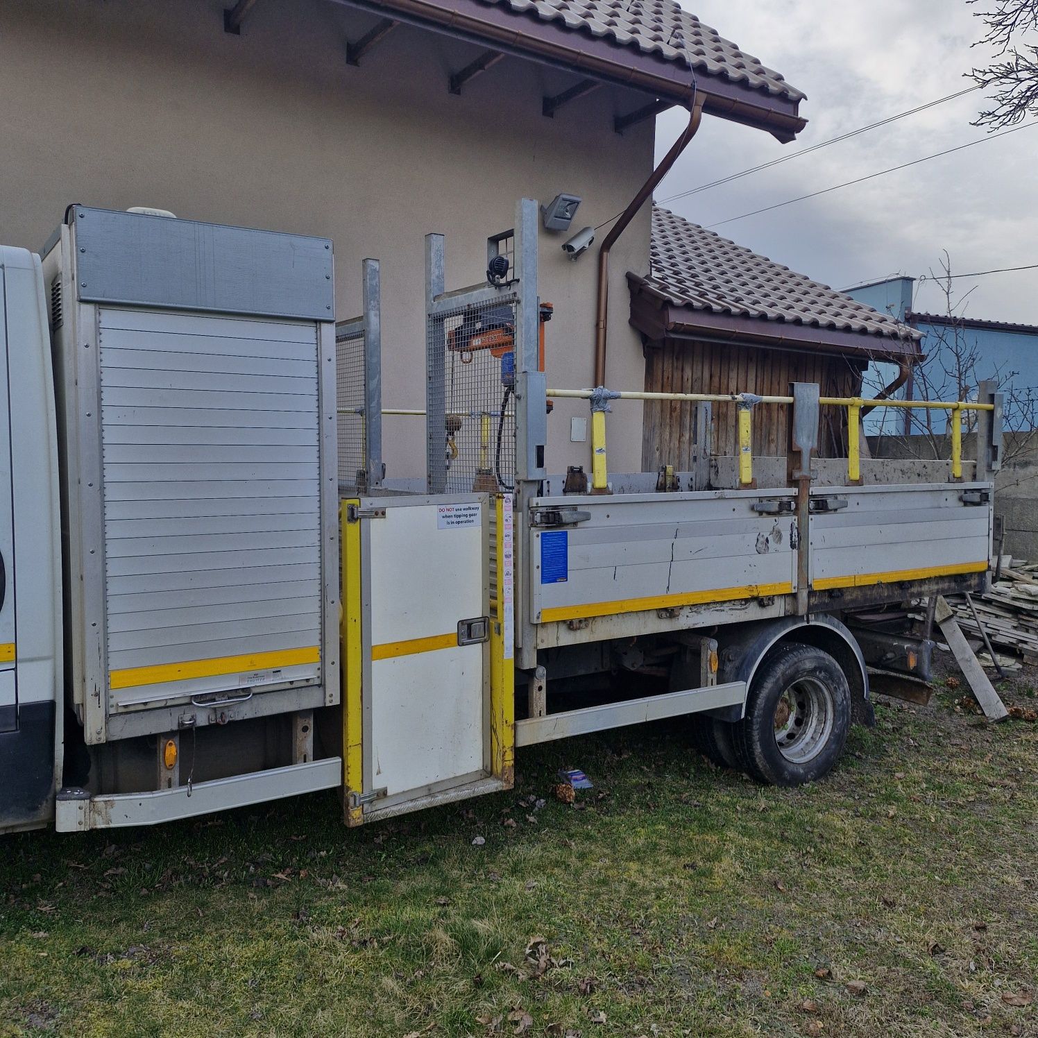 Zabudowa skrzynia wywrotka hds kiper iveco  daily 50c 70c