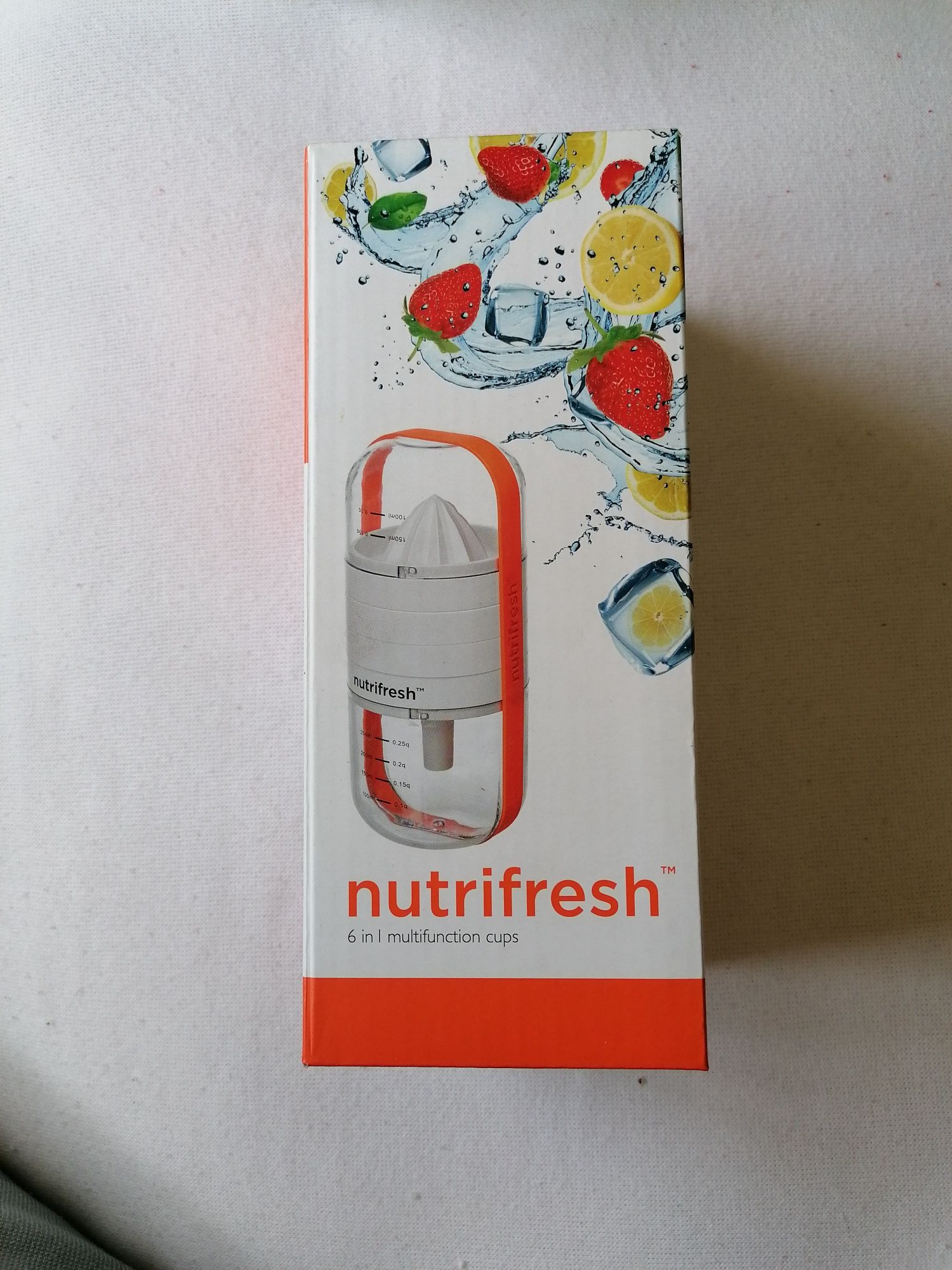 Espremedor de citrinos Nutrifresh 6 em 1 branco