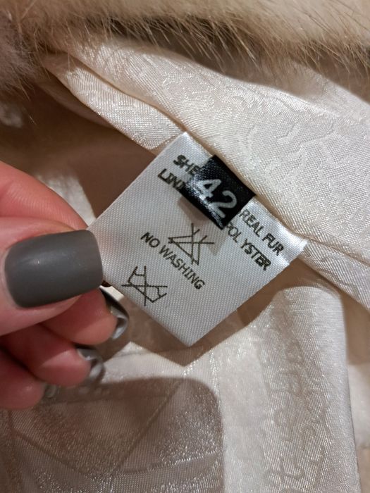 Шуба норка, комір соболь