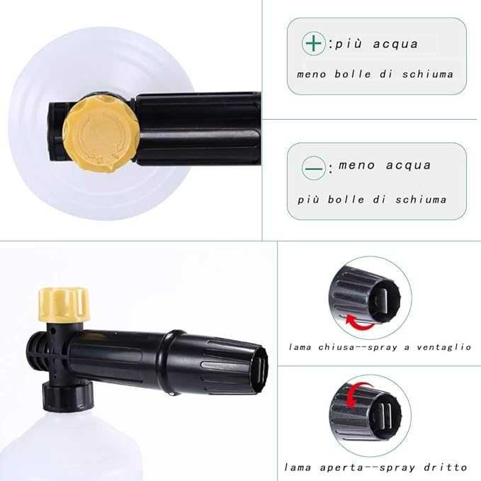 Foam Lance do myjek ciśnieniowych – Bear Force / Cannon 0,6 l
