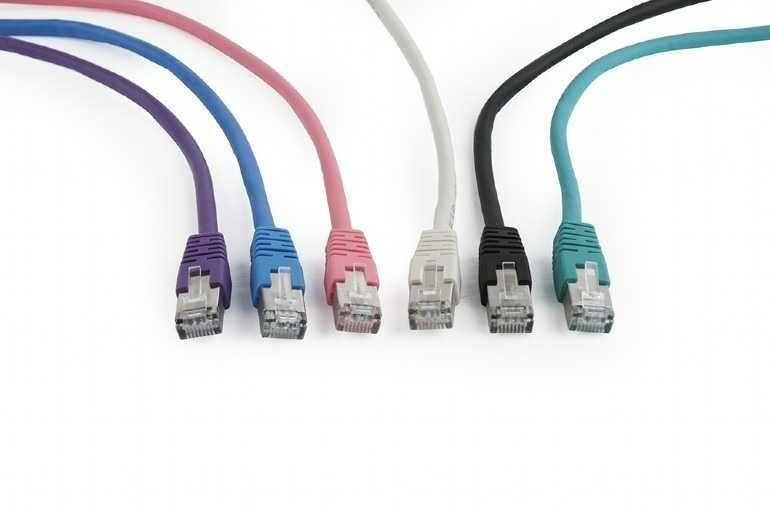 Patchcord kabel sieciowy do 2 metrów | UTP FTP 5e Cat6 | MIX KOLORÓW