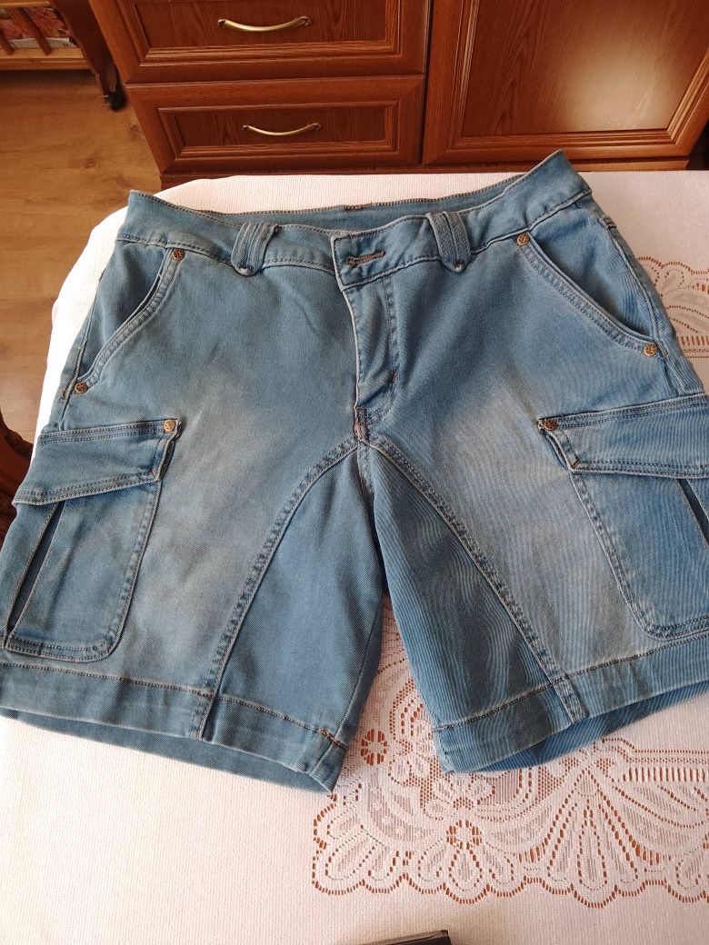 Spodenki damskie rozmiar 40 z lycra jeans