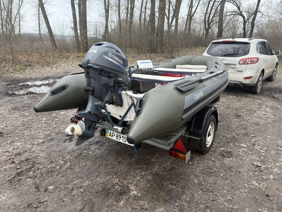 Продам лодку с мотором и эхолотом