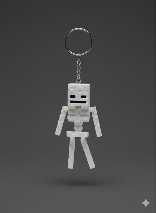 Брелок Майнкрафт (Minecraft)— Крипер, Скелет, Ендермен та Павук
