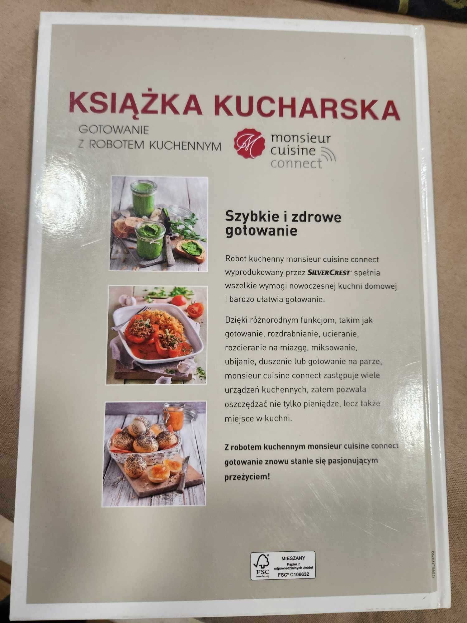 Książka kucharska z robotem kuchennym monsieur cuisine LIDL 2020