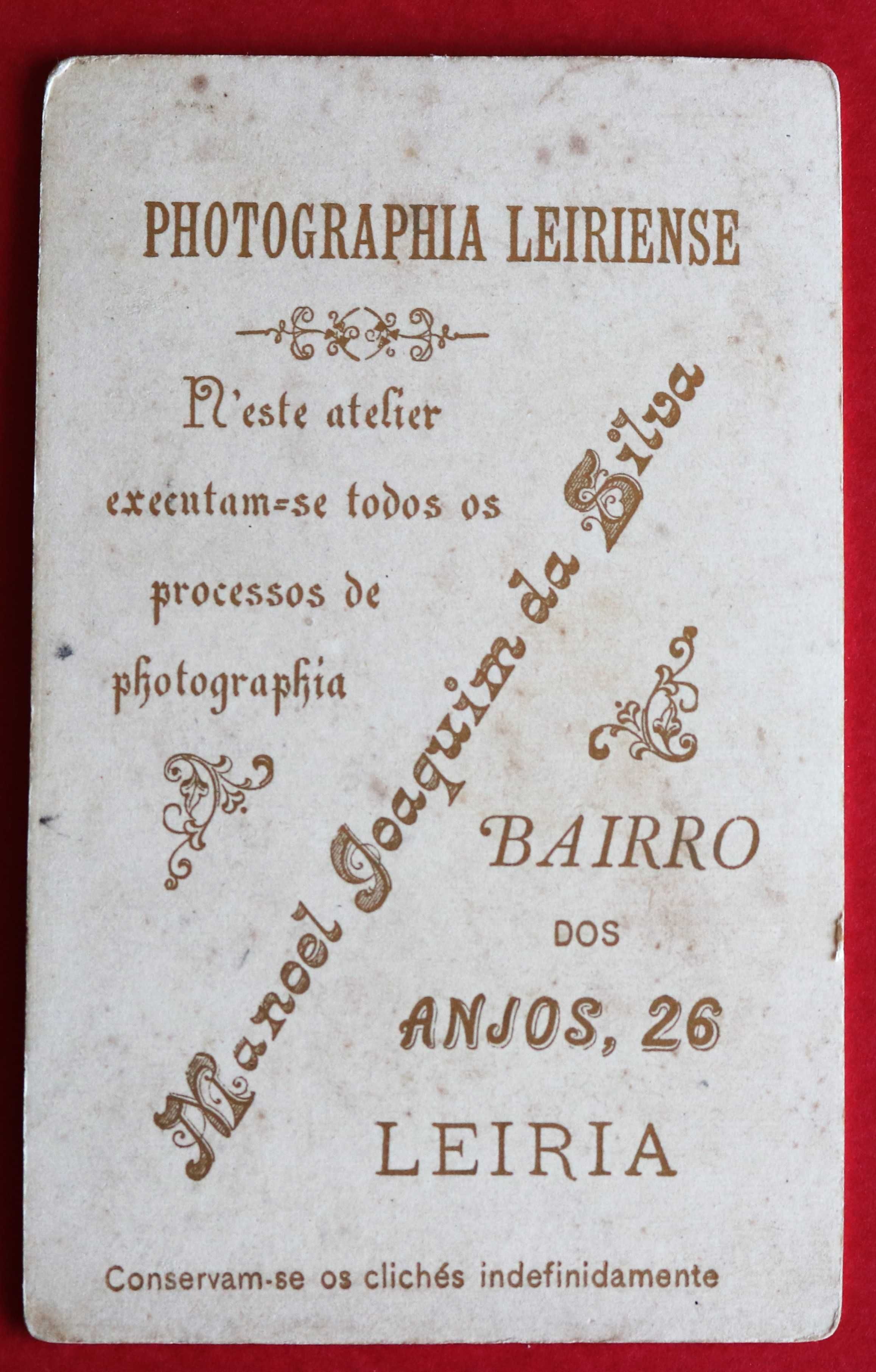 Criança CDV Manoel Joaquim da Silva Photographia Leiriense, Leiria