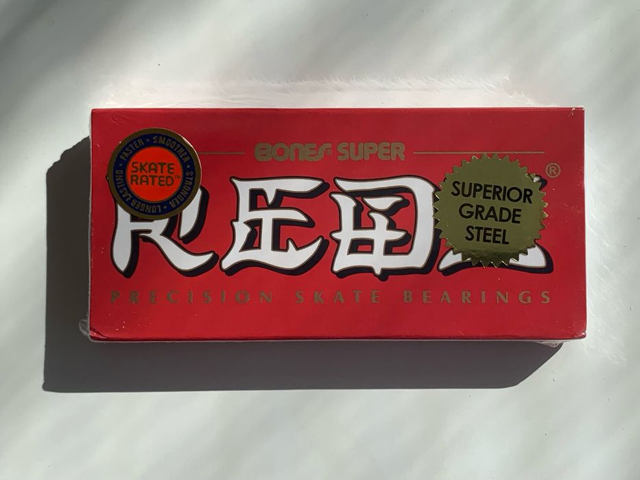 Підшипники Bones Super REDS , Ролики Скейт Самокат, упаковка 8 шт