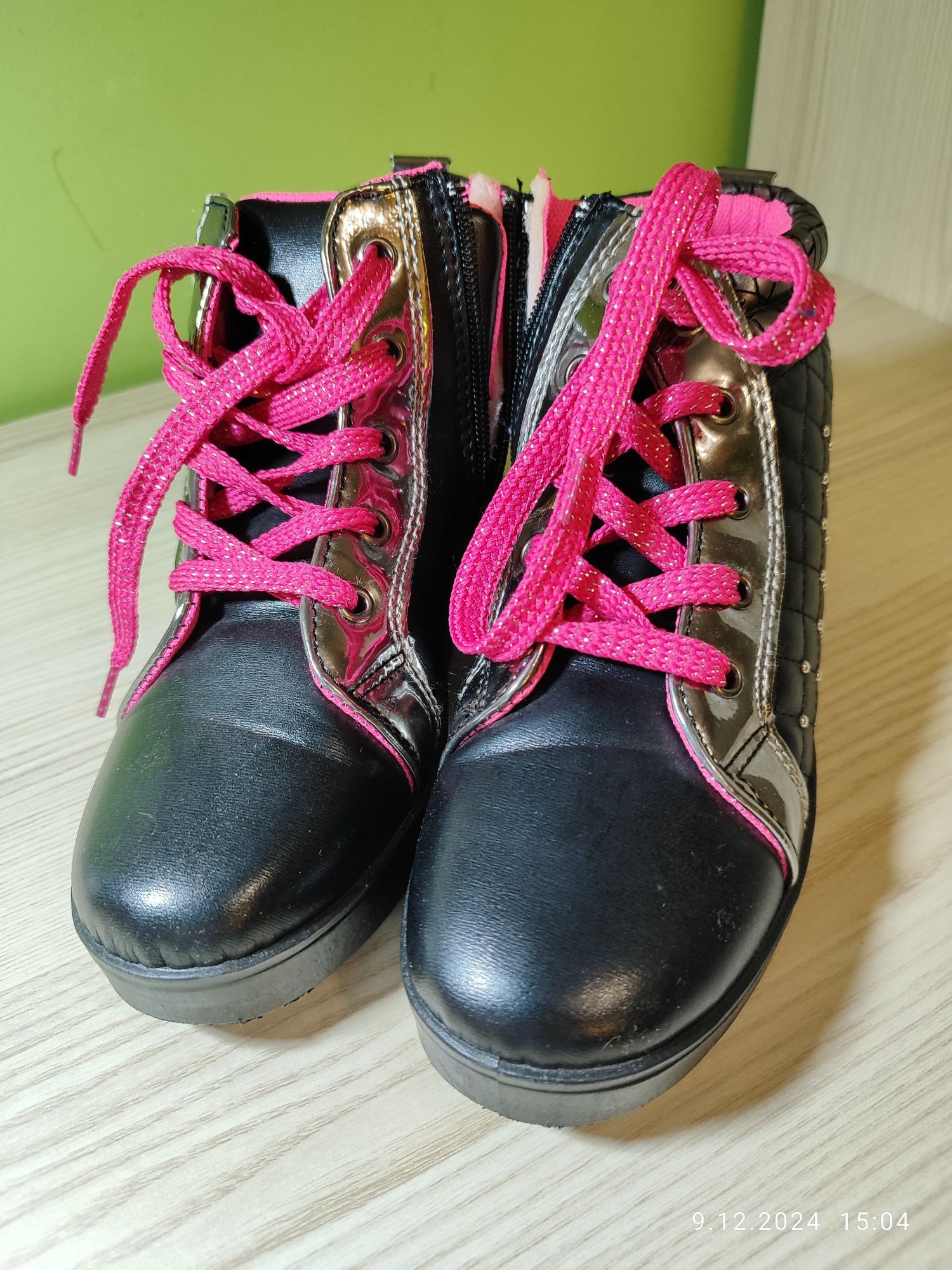 Buty Botki Trzewiki dla dziewczynki
