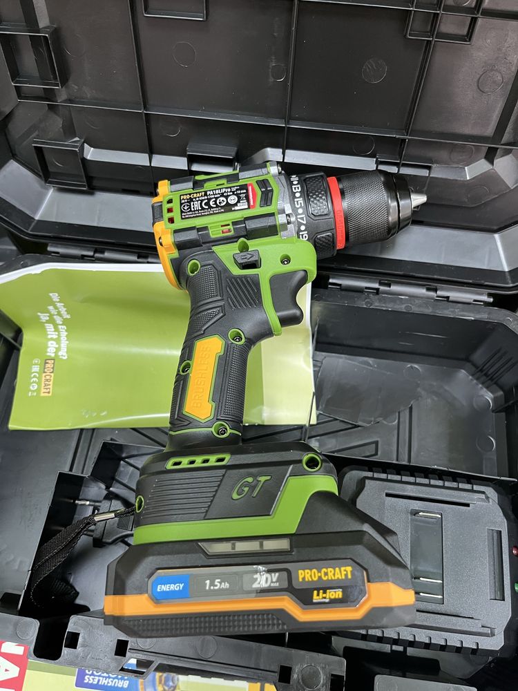 Шуруповерт Procraft PA18LiPro  Шурик акумуляторний